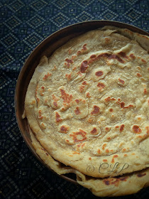 Cuisinez comme Priya blé entier Parotta, Comment faire parotta de blé, Lachha Paratha