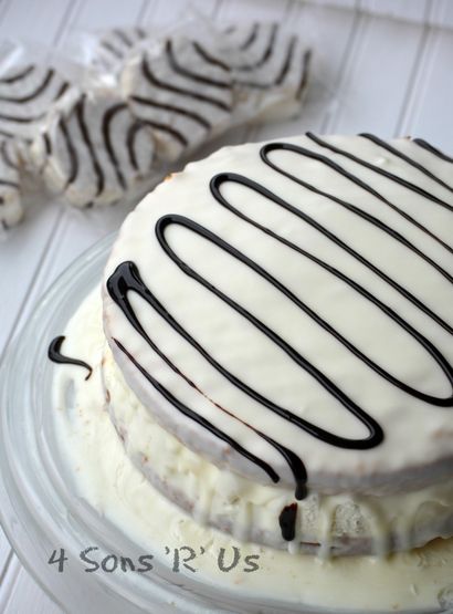 Copie Hôtesse Cat gâteau Zebra - 4 Sons - R - Nous