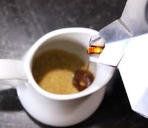 Cortadito Recette café