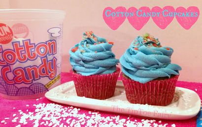 Cotton Candy Cupcakes, la fée TIPTOE