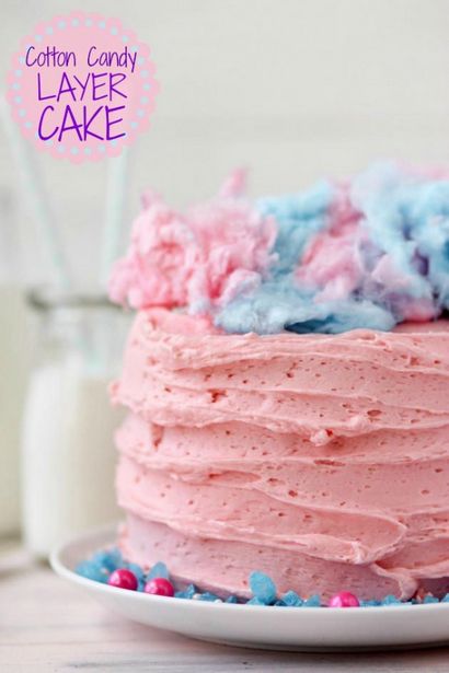 Gâteau Candy Cotton Layer (bonbons) Gâteau Candy couche de coton