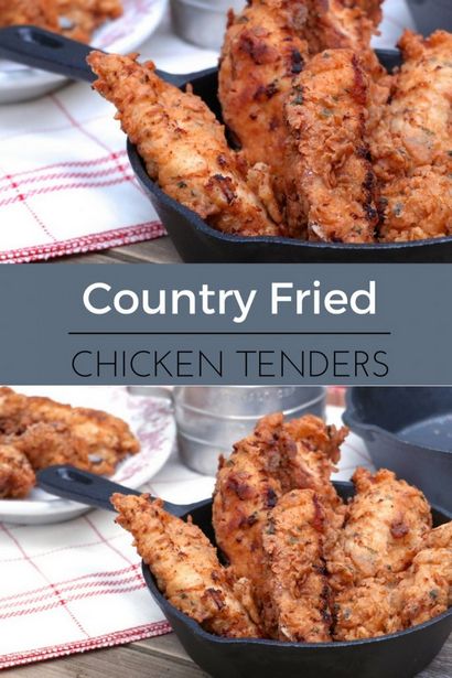 Country Fried Chicken Tenders babeurre, Divas Can Cook (offres de poulet Souther) Country Fried Chicken Tenders babeurre, Divas Can Cook