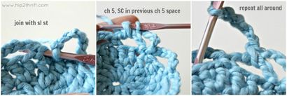 Craftaholics ANONYMESmd, Comment crocheter un fourre-tout marché Sac
