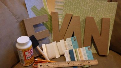 Artisanat Comment faire votre enfant - Nom de bloc avec LettersMom it Forward