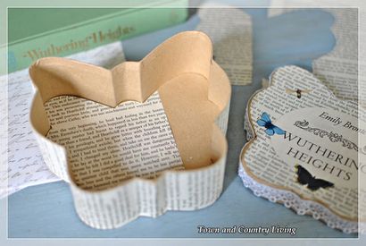 Artisanat avec du papier mâché Boîtes - Ville - Country Living (mâché) Artisanat avec du papier mâché Boîtes - Ville - Séjour Pays