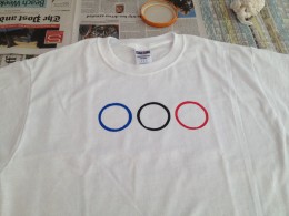 Artisanat pour les enfants Comment faire un anneaux olympiques T-shirt, FeltMagnet