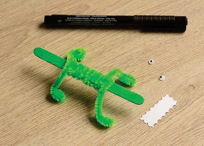 Artisanat Bâton Craft Crocodile - Easy Peasy et Fun