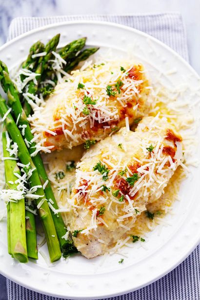 Poulet crémeux au four Asiago, porte-parole de la recette