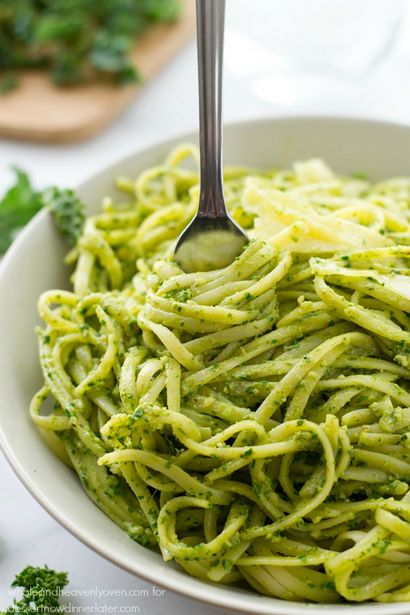 Cremige Pesto Alfredo Fettuccine