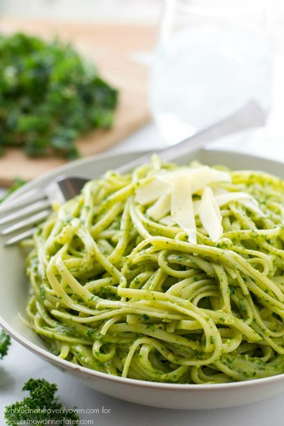 Cremige Pesto Alfredo Fettuccine