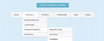 Créer un menu de navigation déroulant avec HTML5 et CSS3