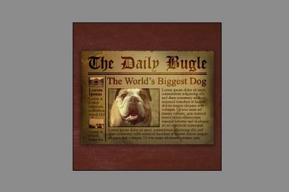 Neues Alt und Bunt Zeitung Icon in Photoshop