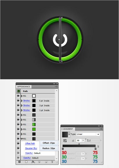 Créer un bouton d'alimentation simple dans Adobe Illustrator