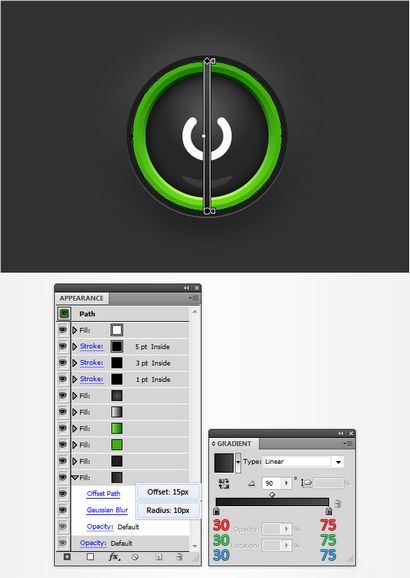 Erstellen einer einfachen Power Button in Adobe Illustrator