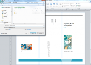 Créer un Tri-Fold Brochure En utilisant Publisher 2010, Public Library CH-UH Blog