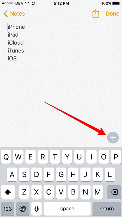 Erstellen Sie Prüflisten in Notes App in iOS 9 auf dem iPhone und iPad How-to
