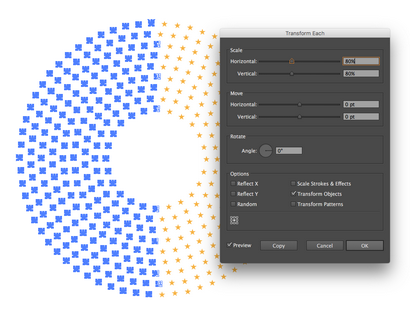 Créer des cercles en pointillés dans Illustrator - Conception graphique Stack Exchange