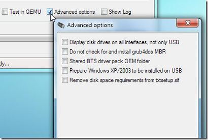 Erstellen Sie Multiboot Windows 7, Vista, XP, Ubuntu USB