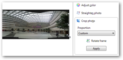 Créer Photos panoramiques avec Windows Live Galerie de photos