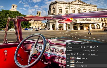 Créer Reflets dans Photoshop - Photoshop gratuit 300 Tutoriels