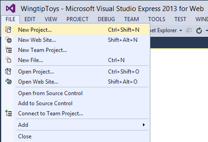 Créer le projet, Microsoft Docs