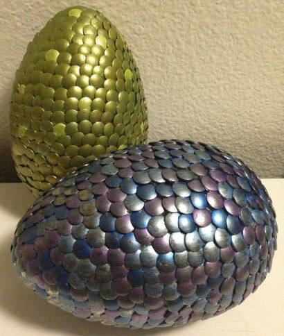 Erstellen Sie Ihr eigenes Drachen-Ei mit diesem einfachen und kostengünstigen Drachenei Kunstprojekt, Schur - tugal -