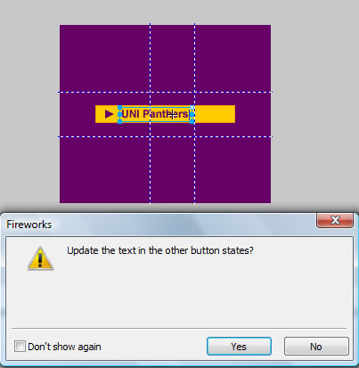 Erstellen einer Schaltfläche in Fireworks CS3