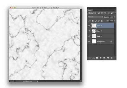 Création d'un effet de texture de marbre dans Photoshop et Photoshop Elements - David Asch, TipSquirrel