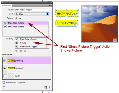 Erstellen einer Zwei-Funktionstaste für interaktive PDF oder SWF - InDesignSecrets InDesignSecrets