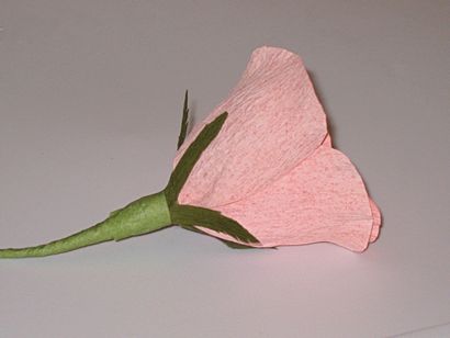roses en papier crépon comment faire