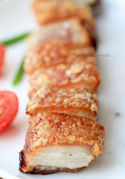 Knusprige Schweinebauch Rezept (Siu Yuk) - China Sichuan Food