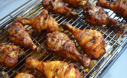 Knusprig Tandoori Chicken Sticks mit Mango Chutney - Es war einmal ein Chef