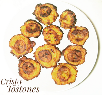 Croustillants Tostones (__gVirt_NP_NNS_NNPS<__ plantains frits) - des aliments qui Nourrit