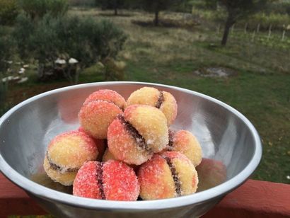 Kroatisch Rezept Breskvice Kleine Peach Kuchen, die Jagd nach dem Esel