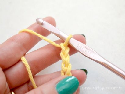 Crochet 101 Kettenstich - Eine Artsy Mama