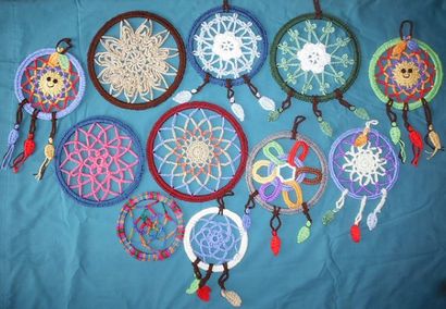 Crochet Dream Catcher Patterns, Tutorials und Inspiration_1
