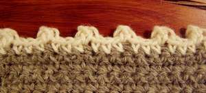 Crochet Picot Bordures - un autre point amusant bordure