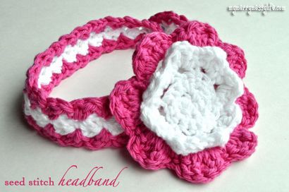 Crochet Graine bébé de point Bandeau motif crochet gratuit