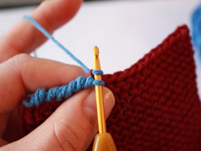 points de suture au crochet, partie II - Techniques avec Theresa - Knitty Printemps 2009