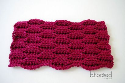 Crochet texturé vague point - Crochet d