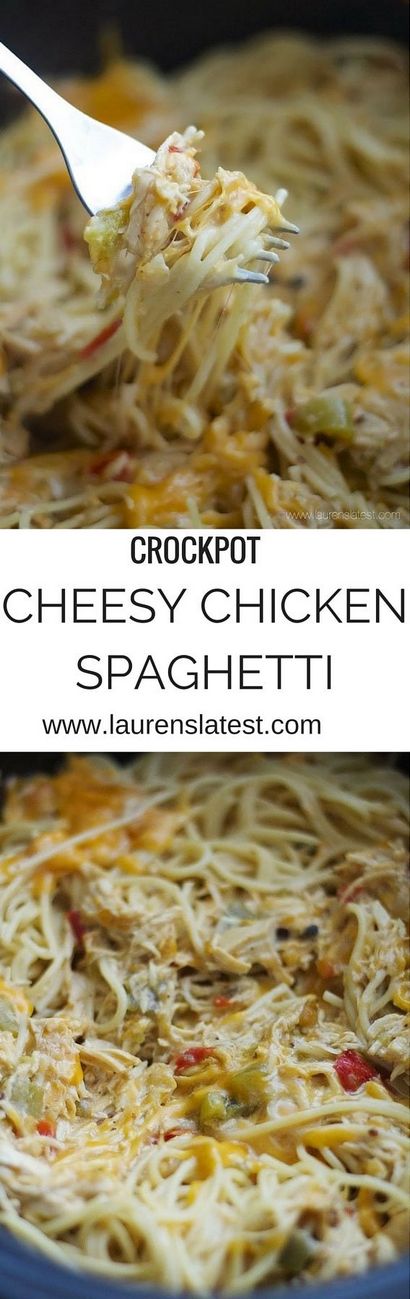 Crock-Pot Poulet au fromage Spaghetti, Lauren - Dernier s