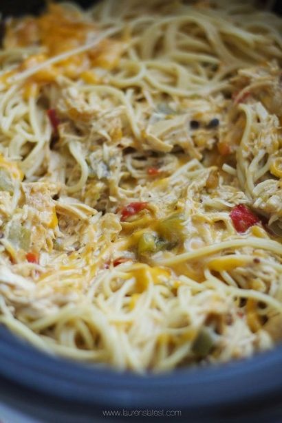 Crock-Pot Poulet au fromage Spaghetti, Lauren - Dernier s