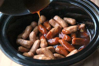 Crockpot miel et ail Petits Smokies - Repas de famille frais