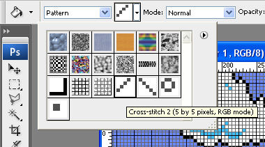 Kreuzstich-Muster in Photoshop (mit Symbolen!) 4 Schritte (mit Bildern)