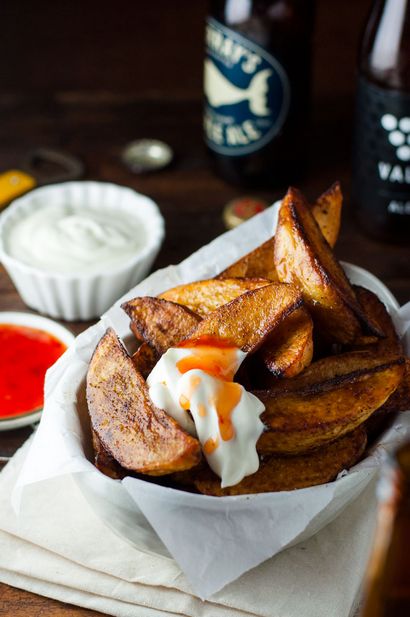 Crunchy Seasoned Oven Baked Potato Wedges, RecipeTin Eats