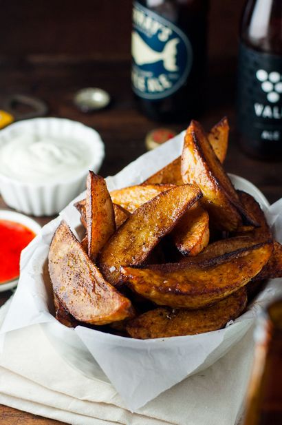 Crunchy Seasoned Oven Baked Potato Wedges, RecipeTin Eats