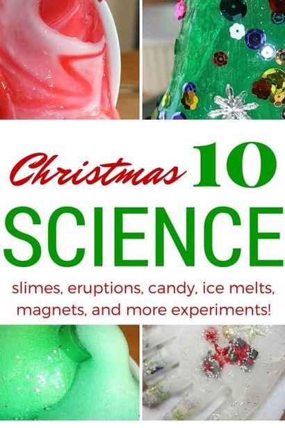 Cristal de Noël de cannes de sucrerie science expérience