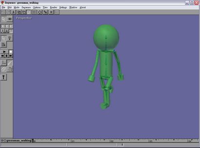 CS527 Projet 1 - Walking Little Green Man