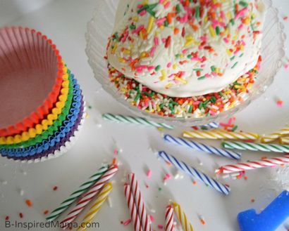 Kuchen-Spiel-Teig-Rezept für erste Geburtstags-Party-Spaß