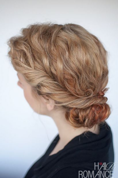 Curly tutoriel coiffure chignon - deux façons - Cheveux Romance